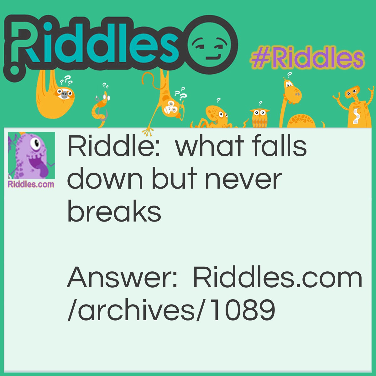 Break Time Riddle Image Breaks | Riddles.com