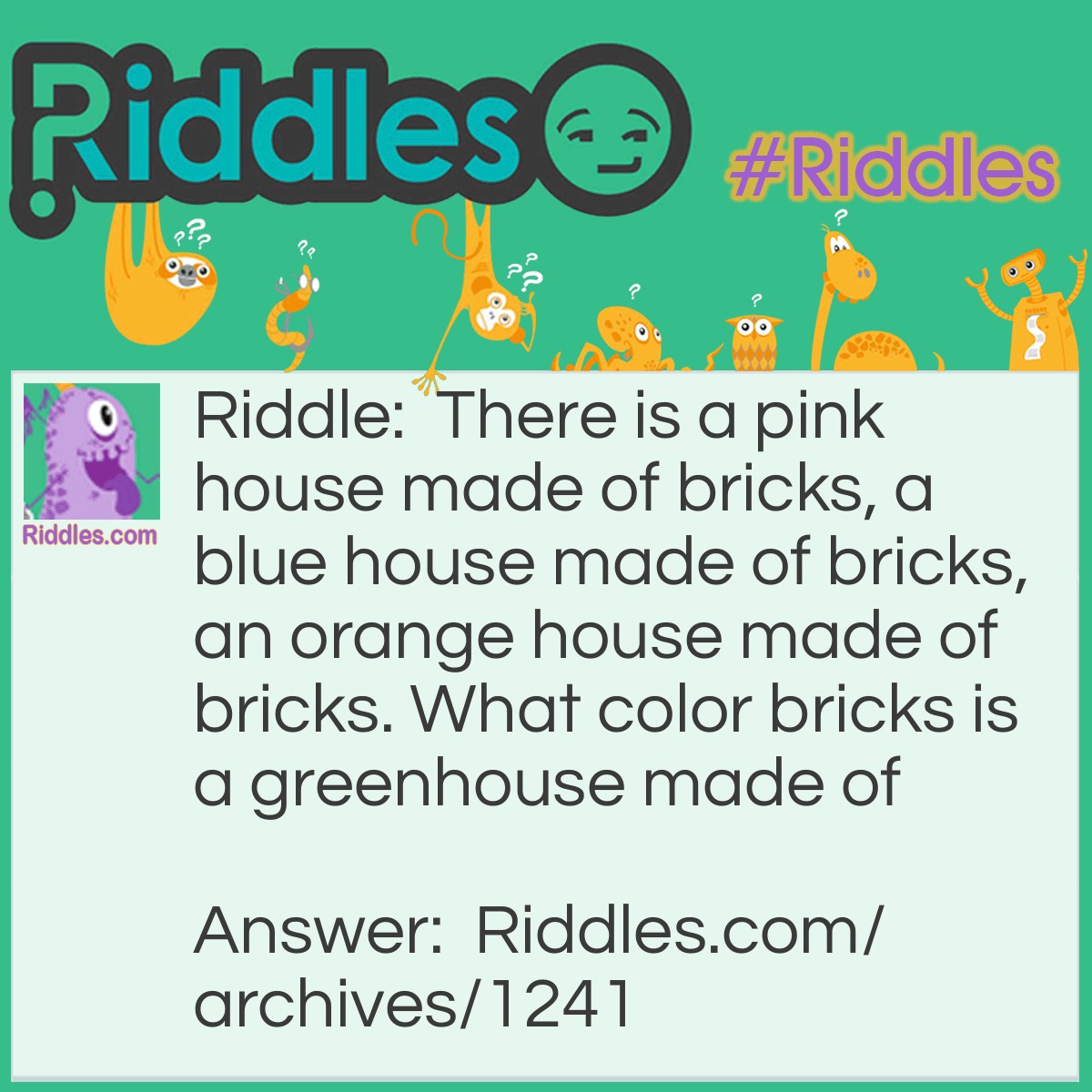 Pinterest Home Riddles Pink House Of Bricks | Riddles.com