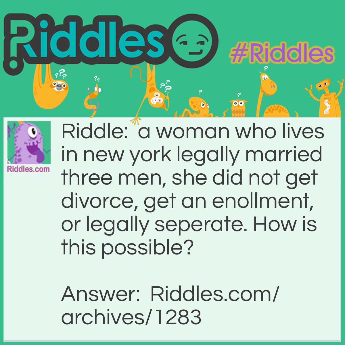 Marriage - Riddles.com
