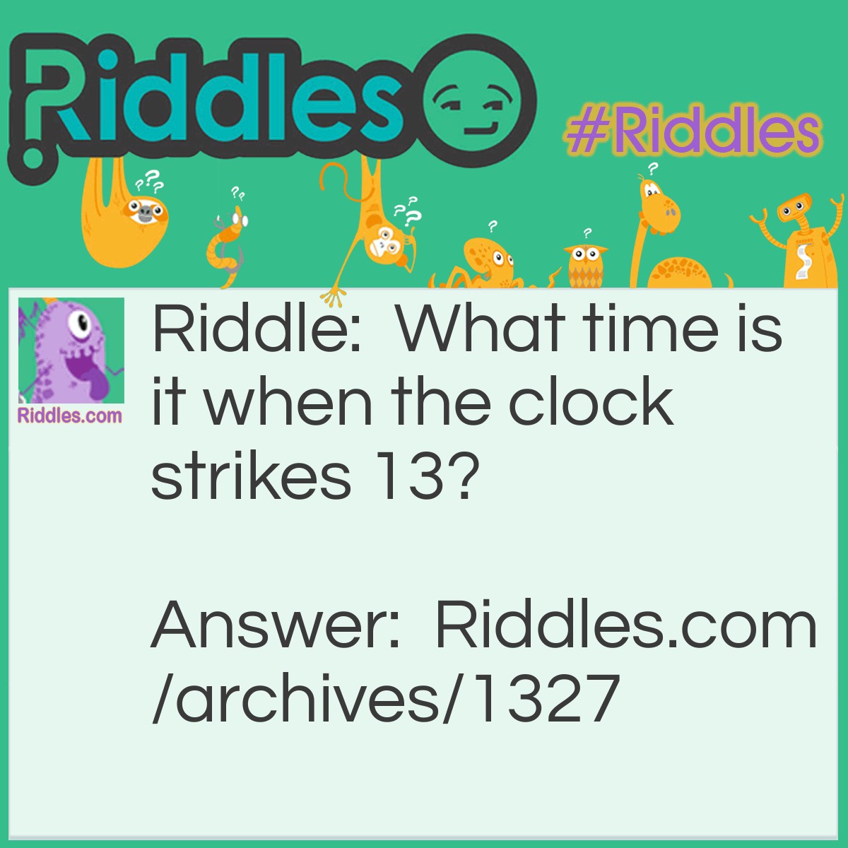 The Clock | Riddles.com