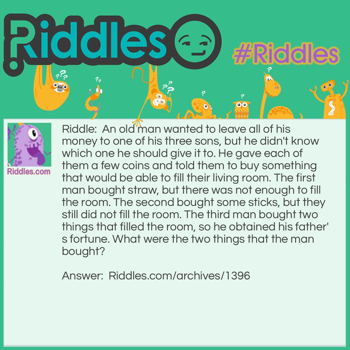 Filling The Room | Riddles.com