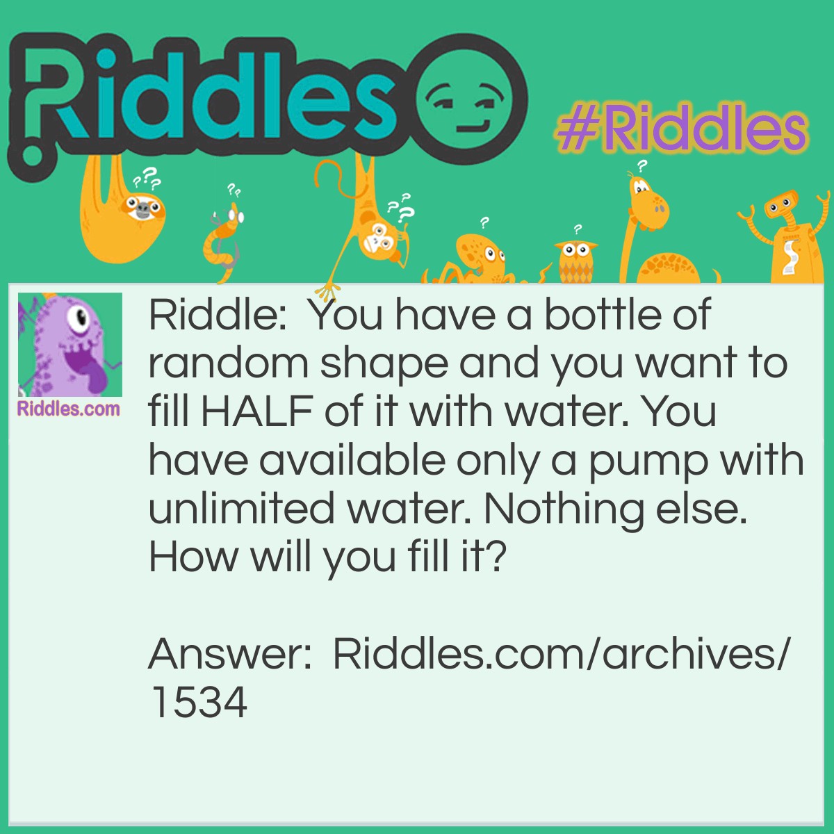 The Riddle Of The Bottle