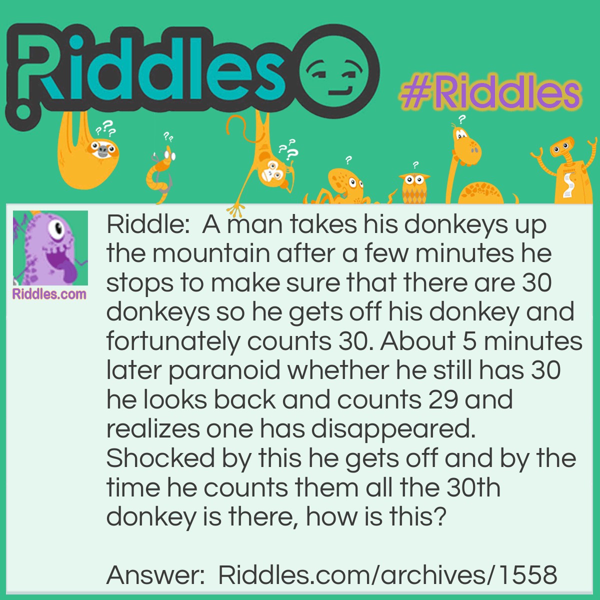 30 Donkeys - Riddles.com