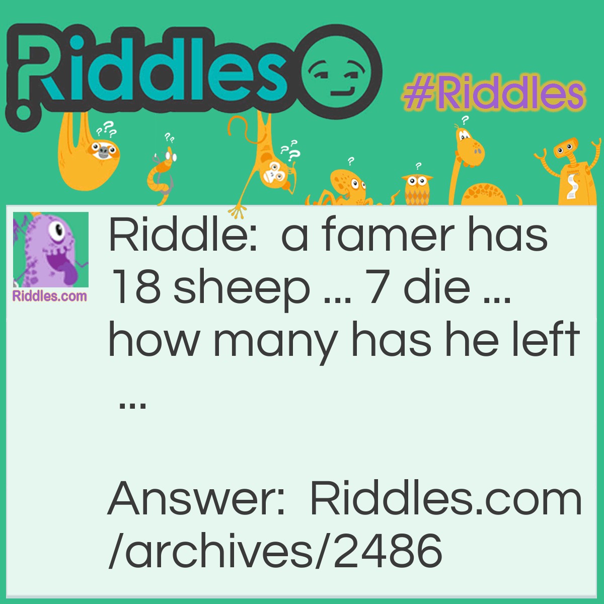 Farmers Sheep - Riddles.com