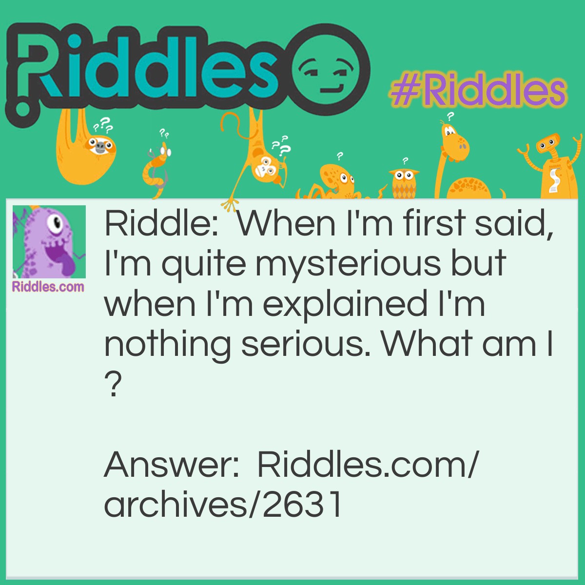 Obvious! | Riddles.com