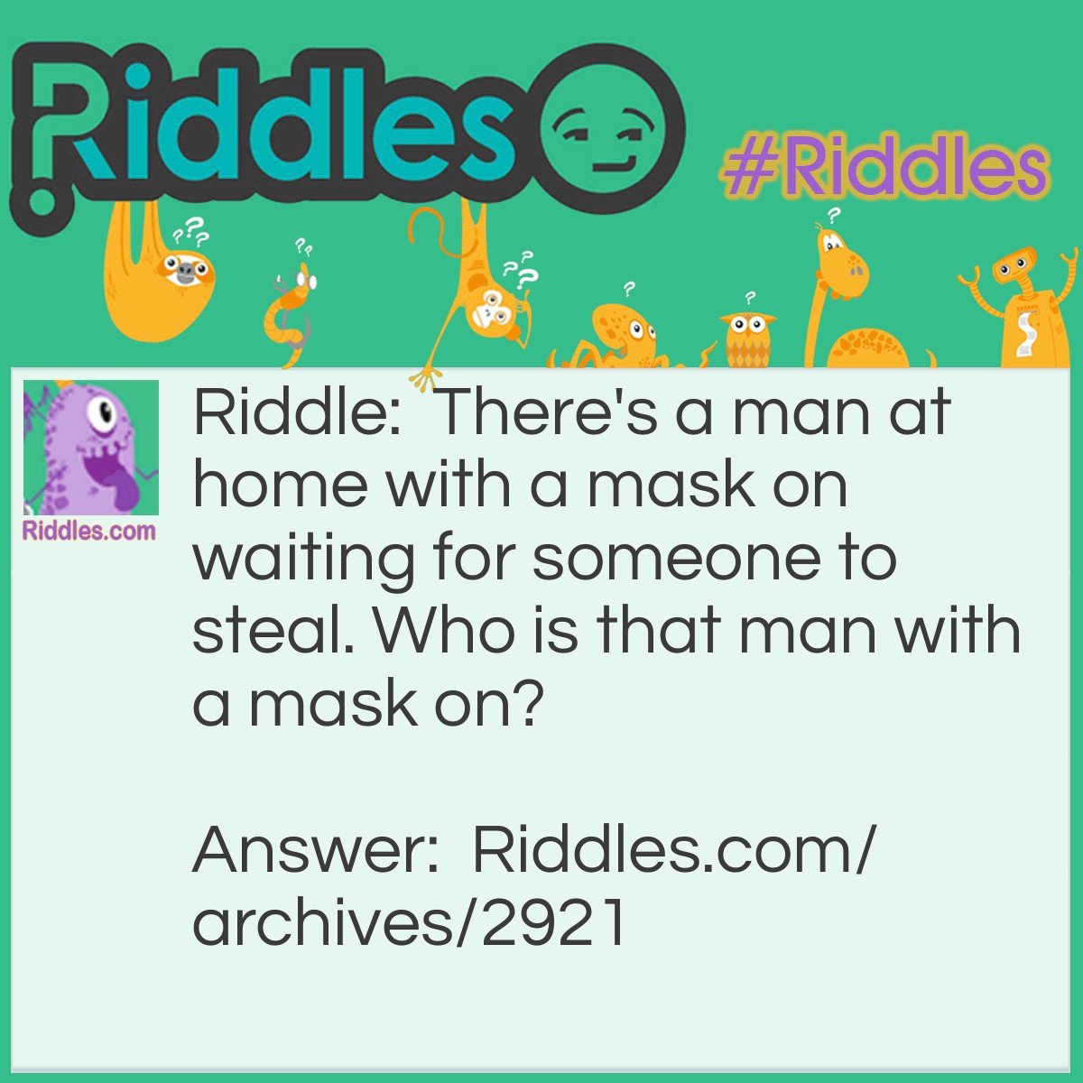 Man With A Mask On