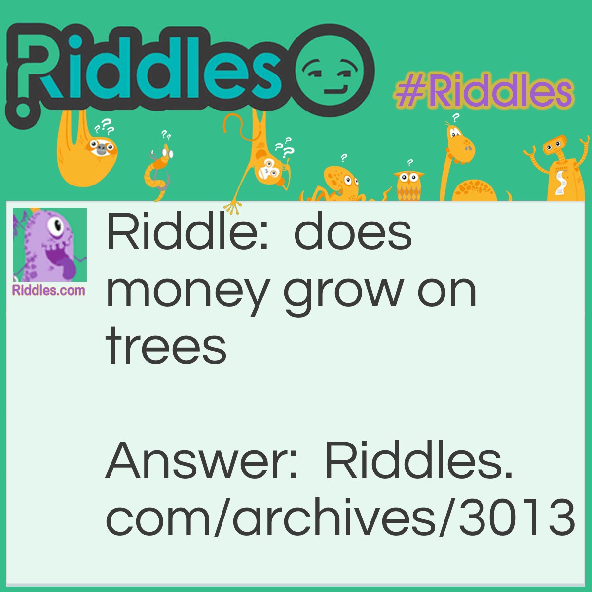 Money And Trees - Riddles.com