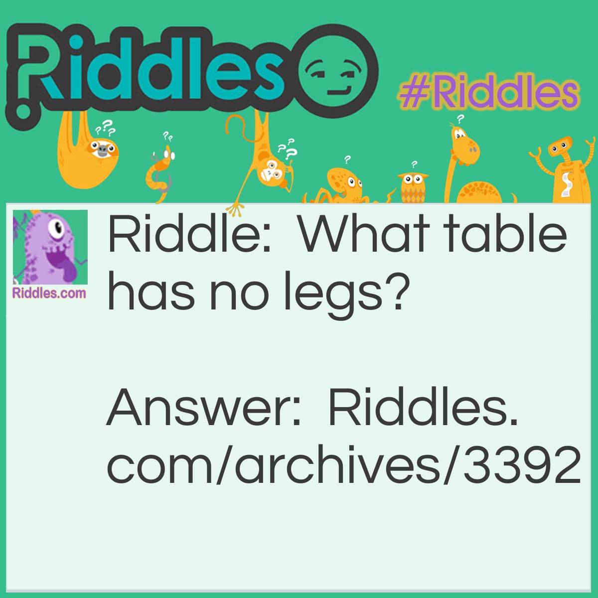 What Table!?!