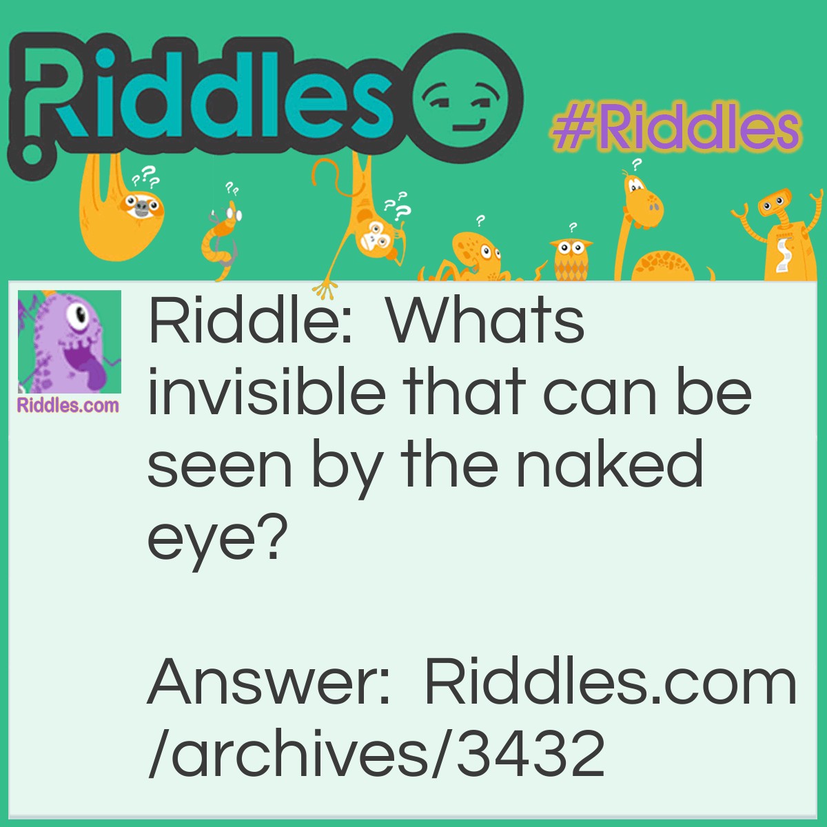 Invisible? | Riddles.com
