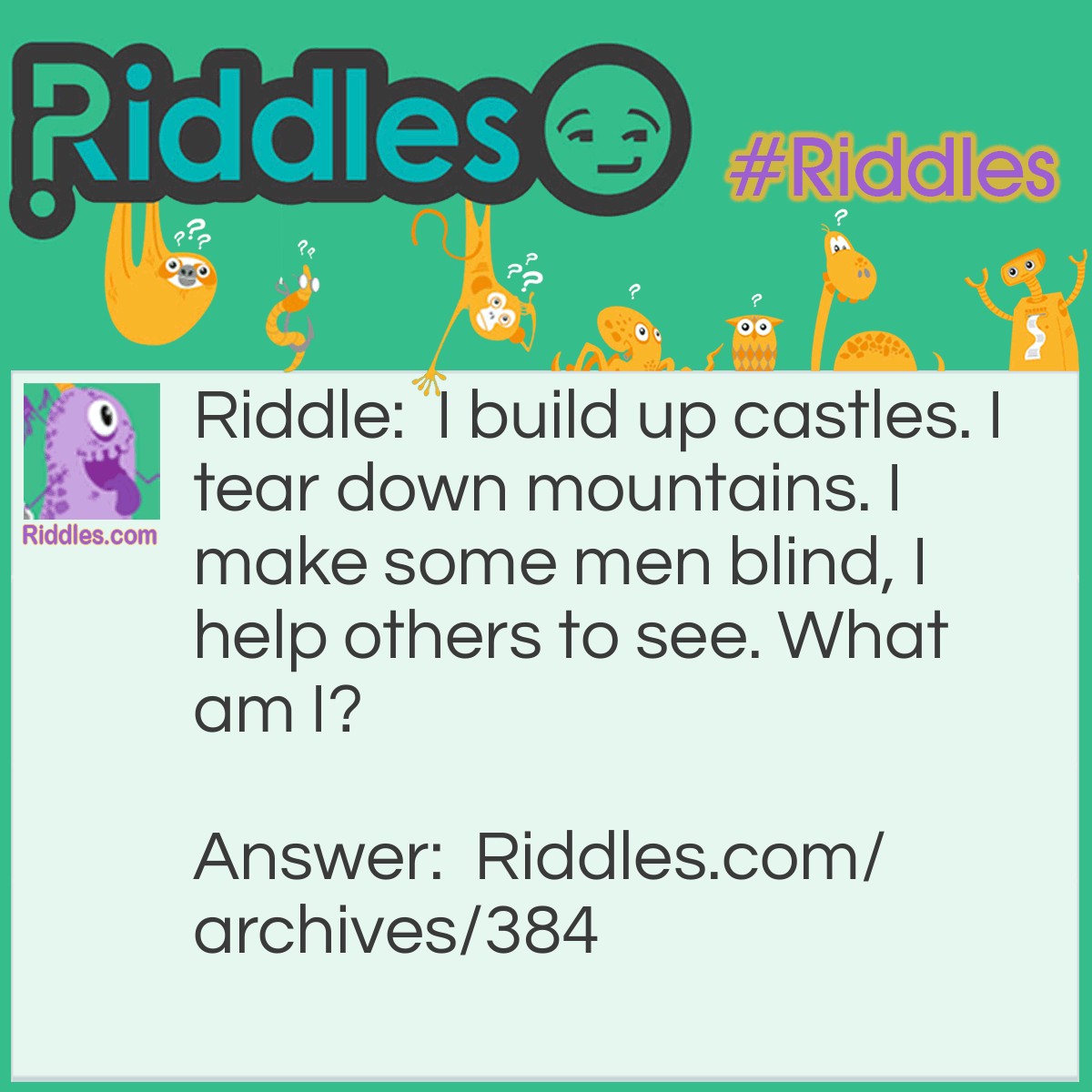 Helpful Riddle Blindingly Helpful | Riddles.com