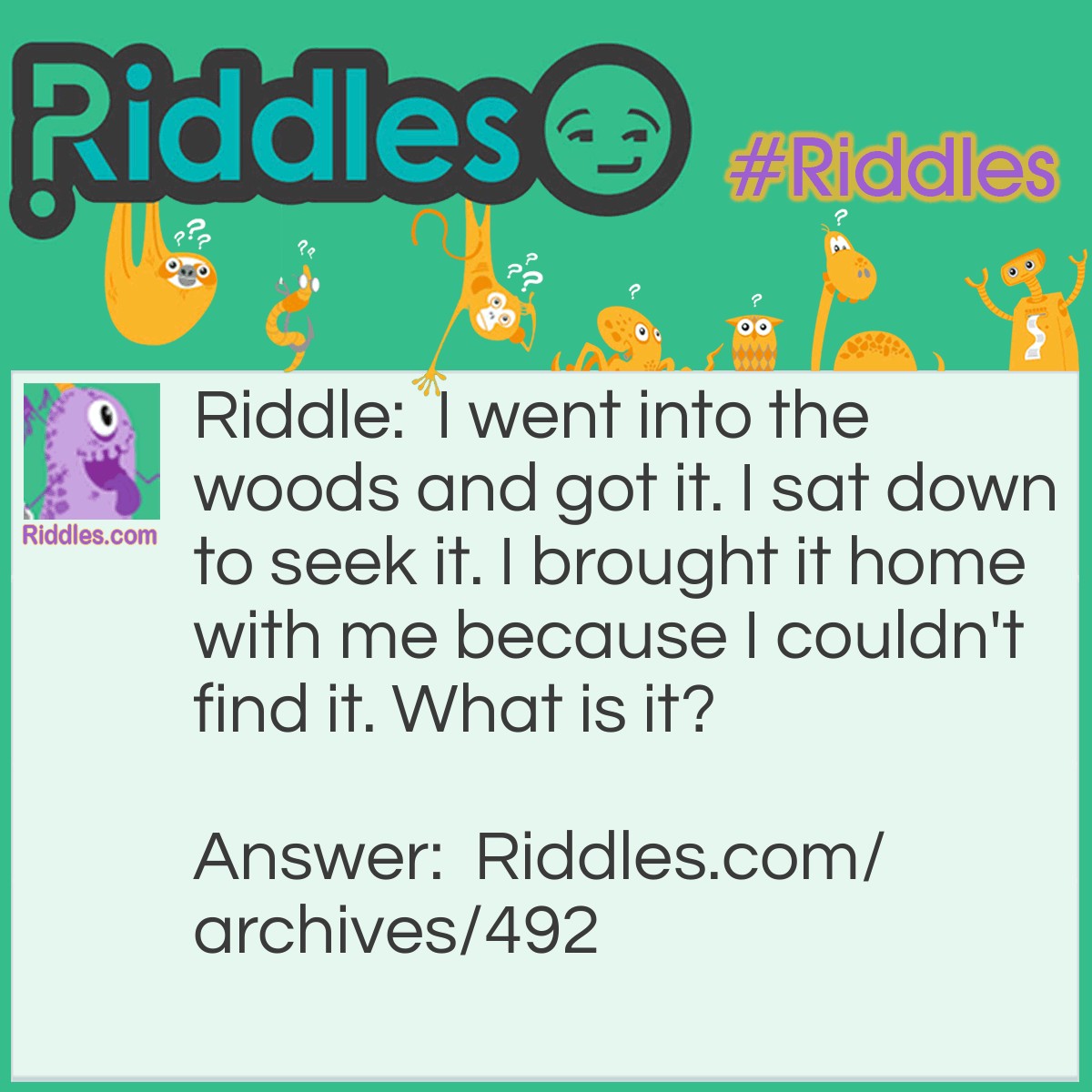 Cannot Find It - Riddles.com