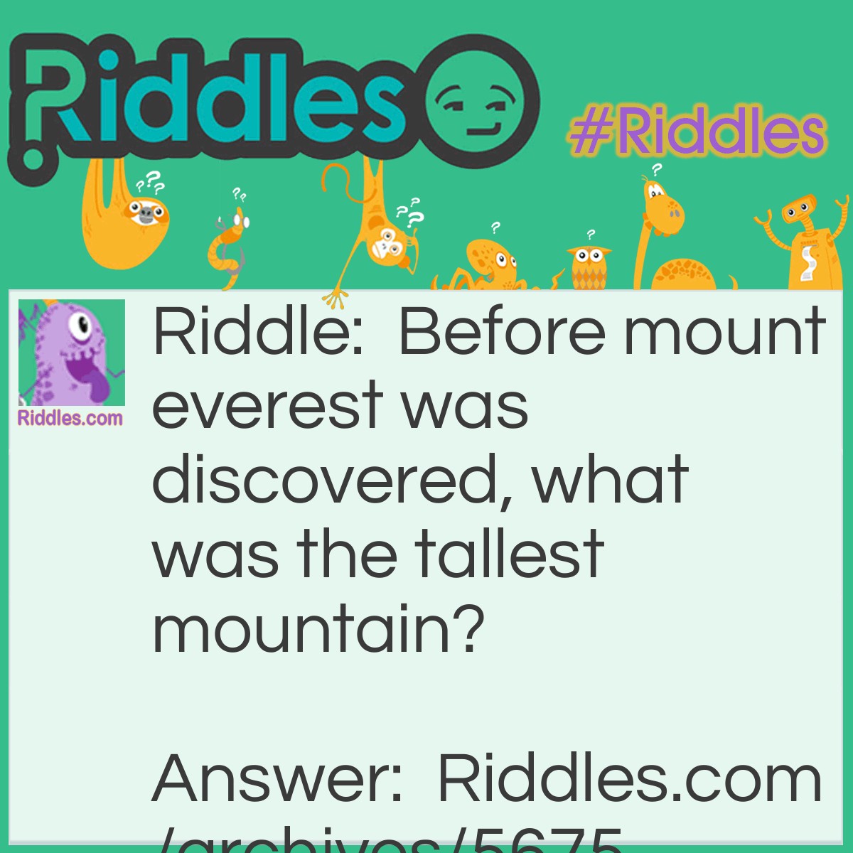 Do You Know Your Mountains? | Riddles.com