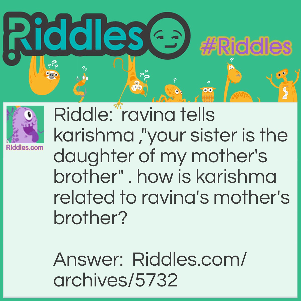 Find Relation Question Riddle Relation | Riddles.com
