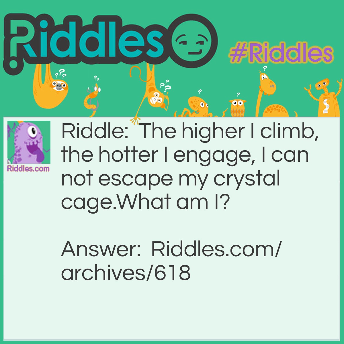 Catalyst Riddle Crystal Cage | Riddles.com