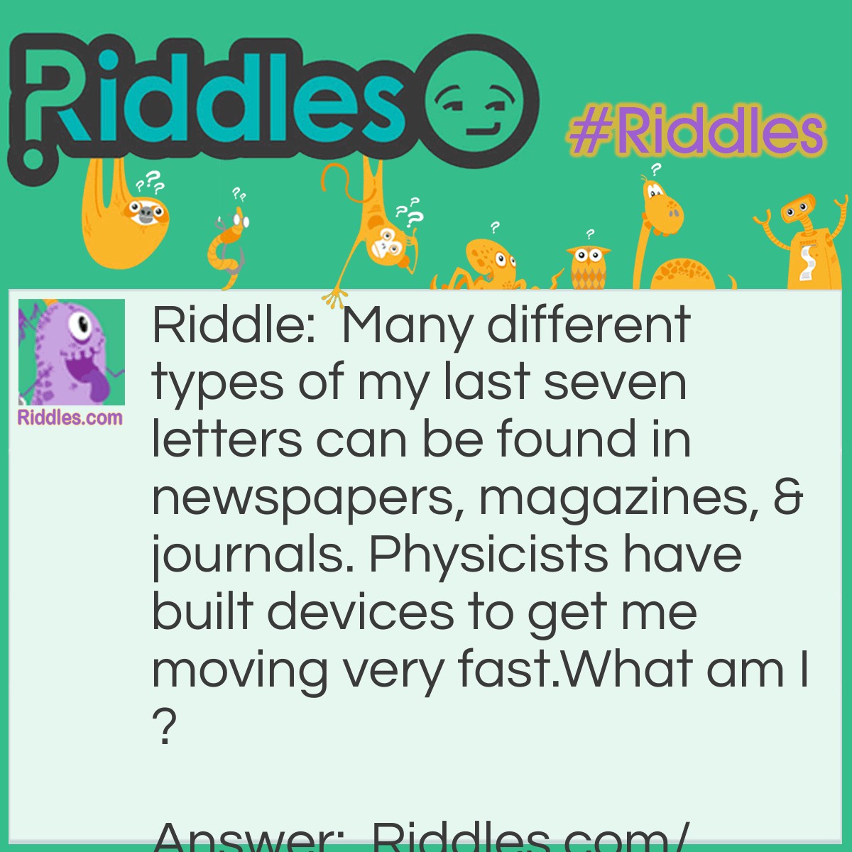 In Newspapers And Magazines | Riddles.com