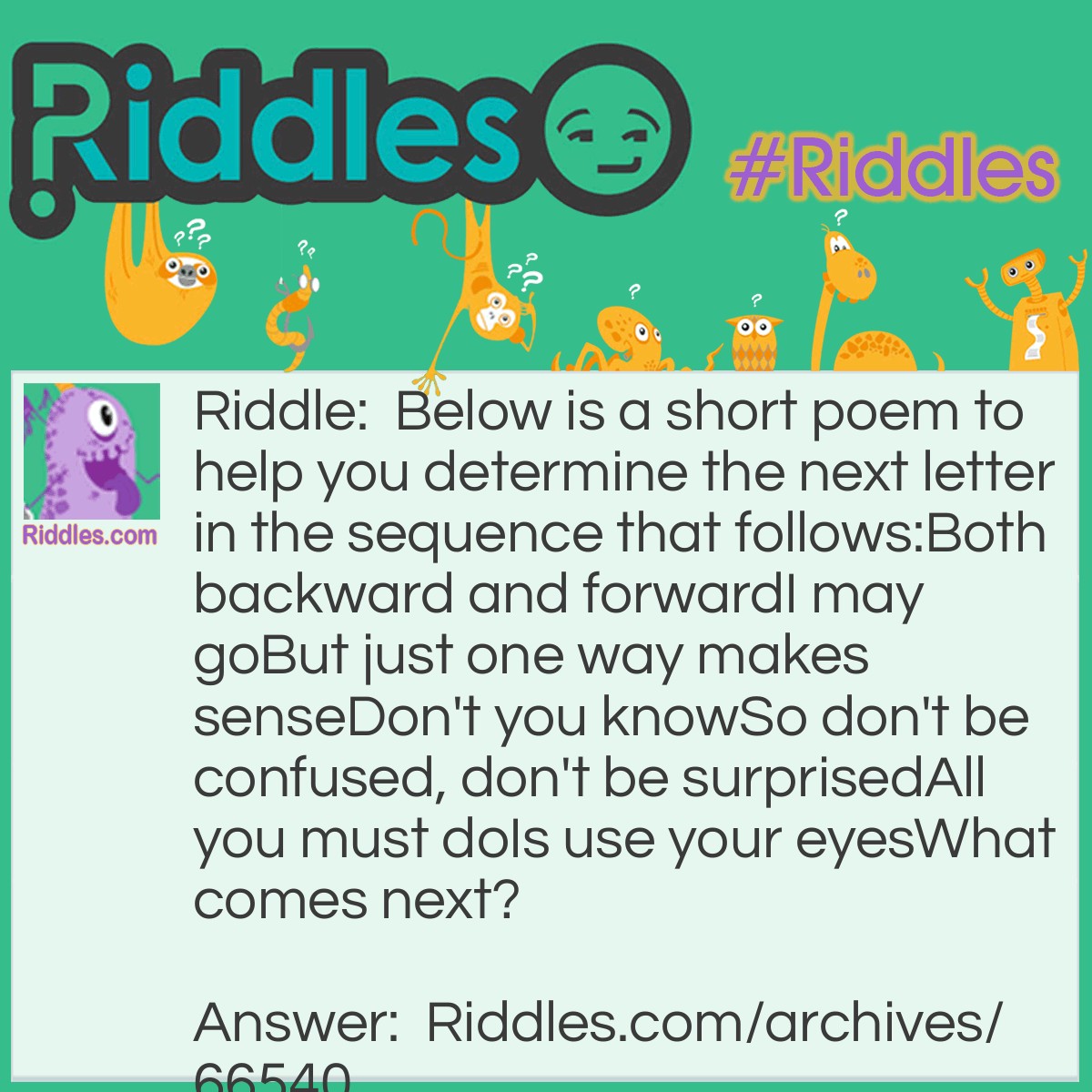 How Many Letters In This Sequence | Riddles.com