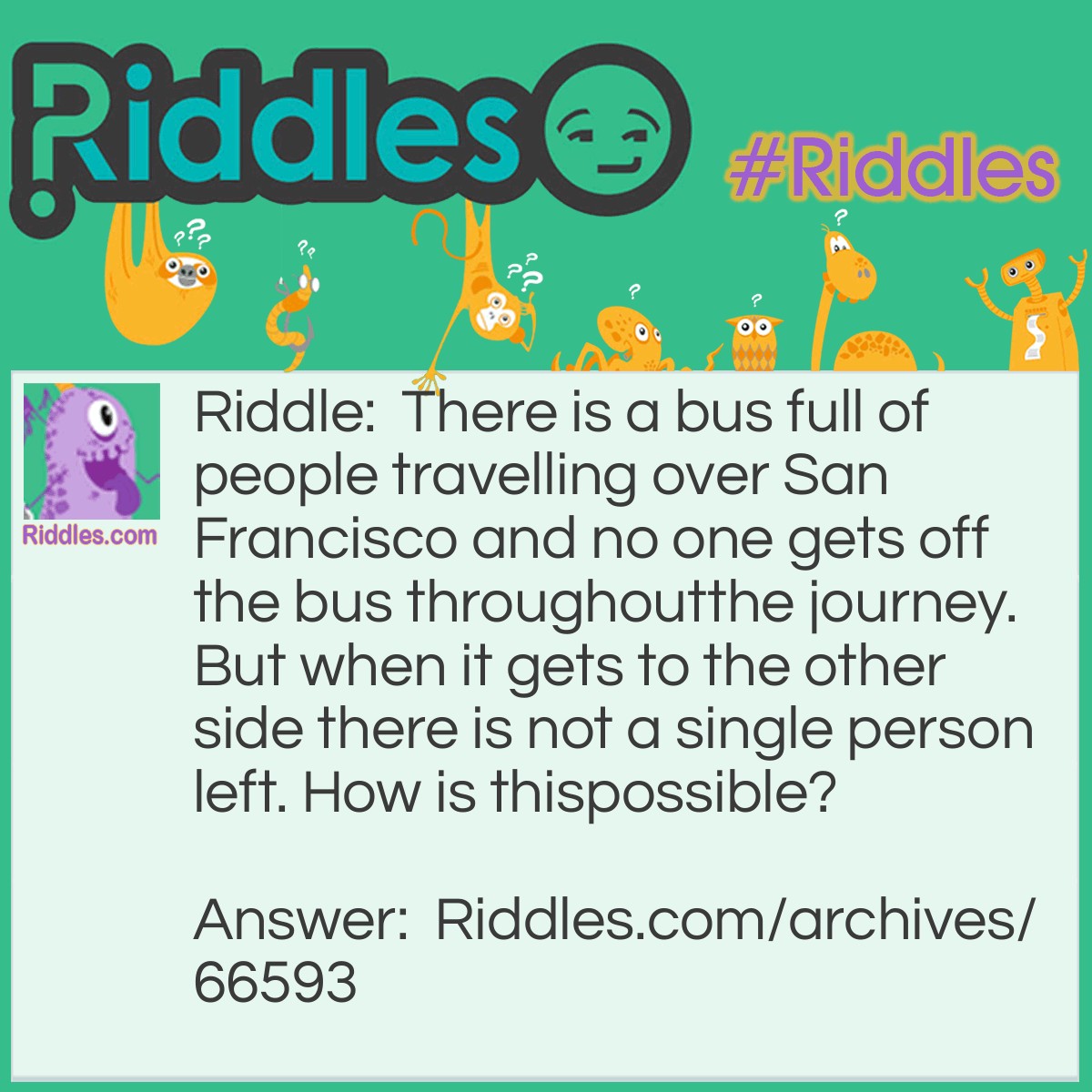 Bus Drawing Riddle Full Bus | Riddles.com