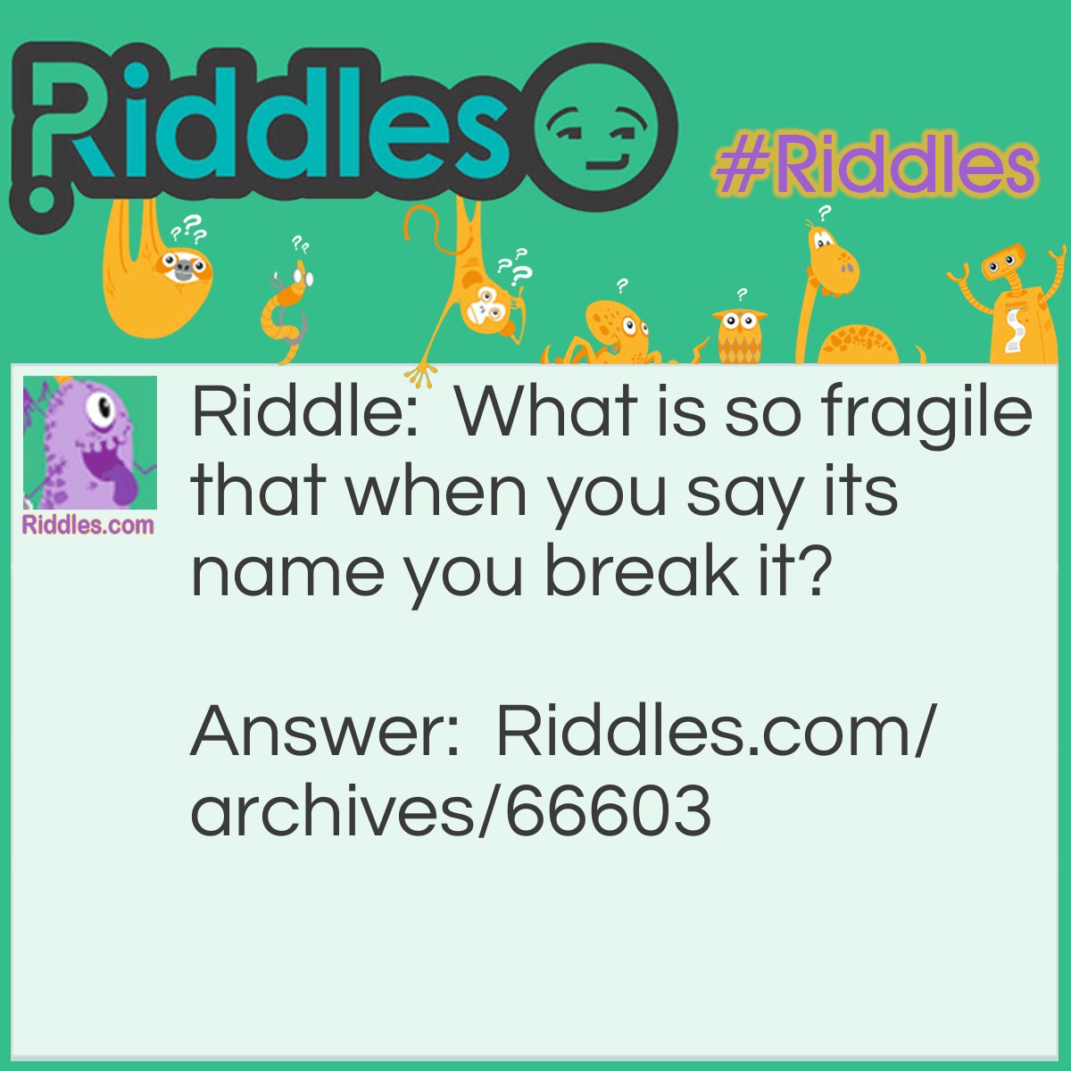 Reage Riddles Fragile | Riddles.com