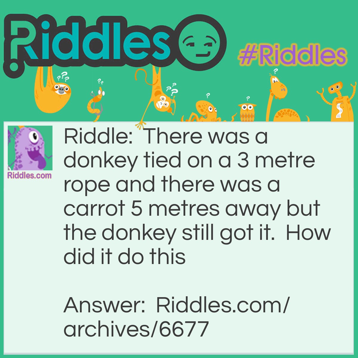 Poor Donkey - Riddles.com