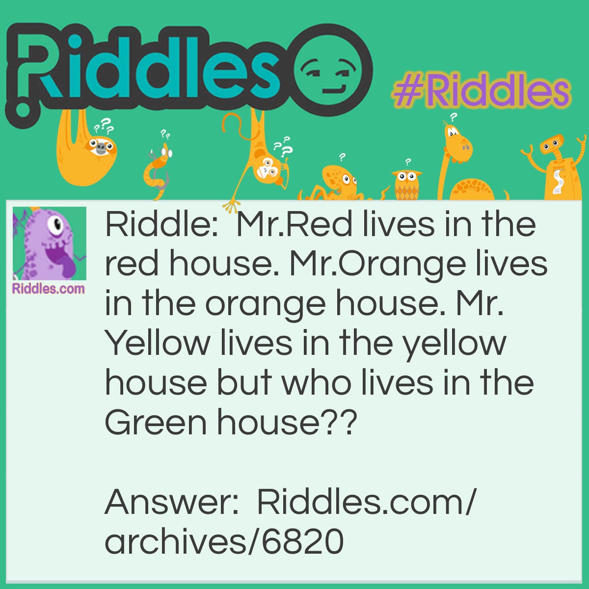Colored Houses | Riddles.com