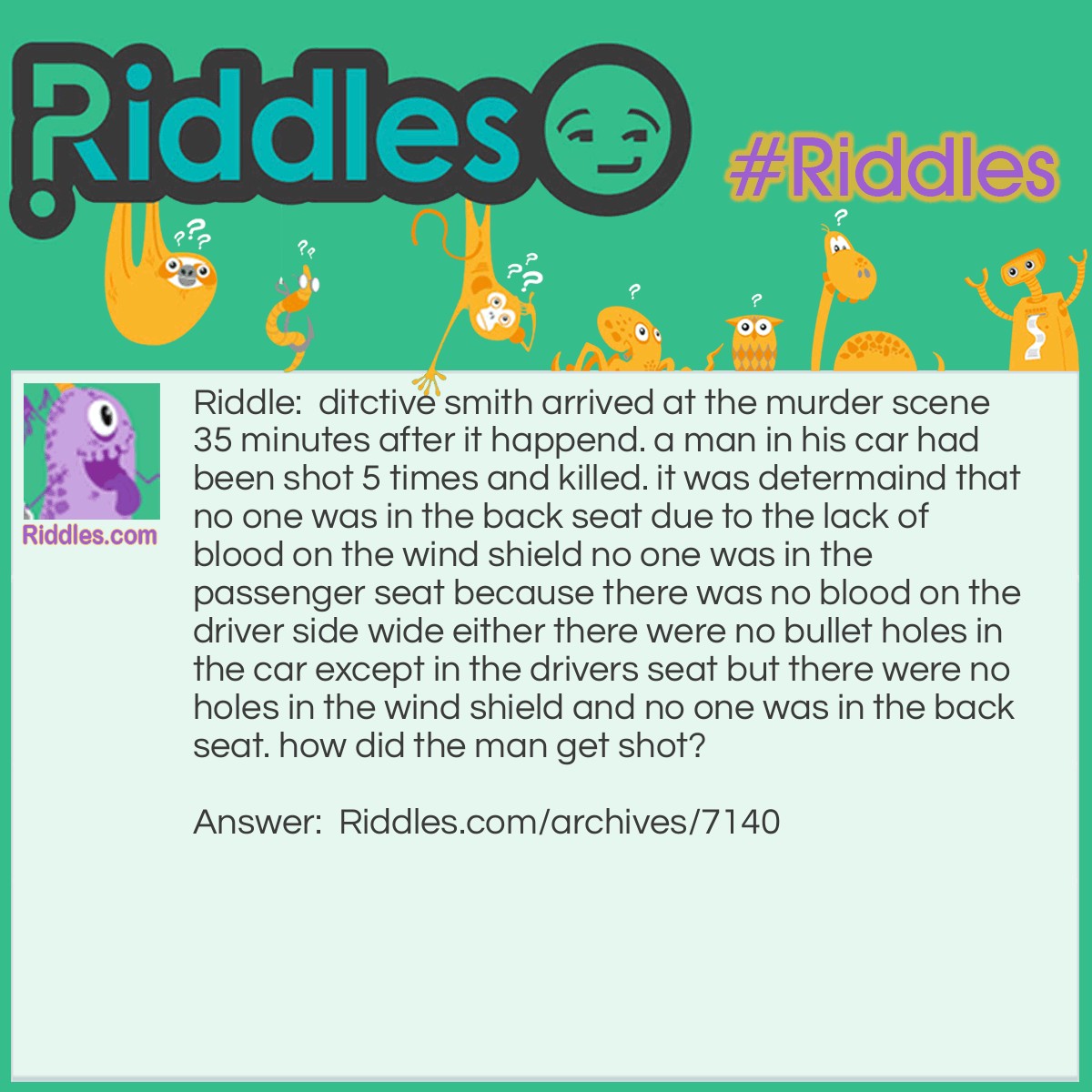 Confused Detective | Riddles.com