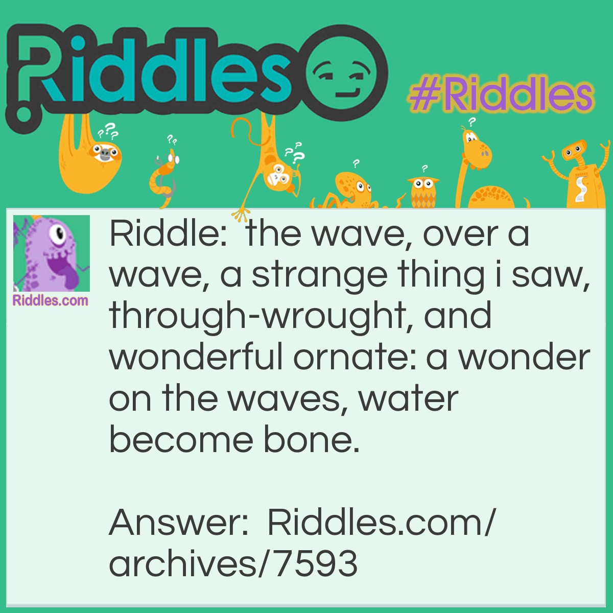 Wave Themed Riddles The Wave, Over A Wave | Riddles.com