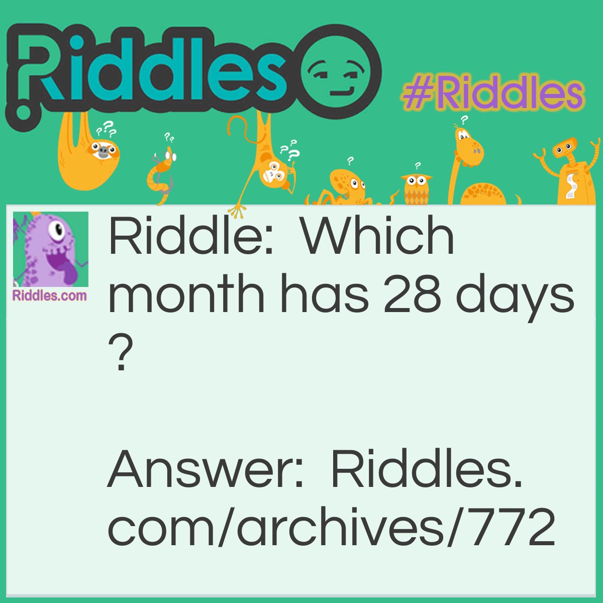 28 days riddles