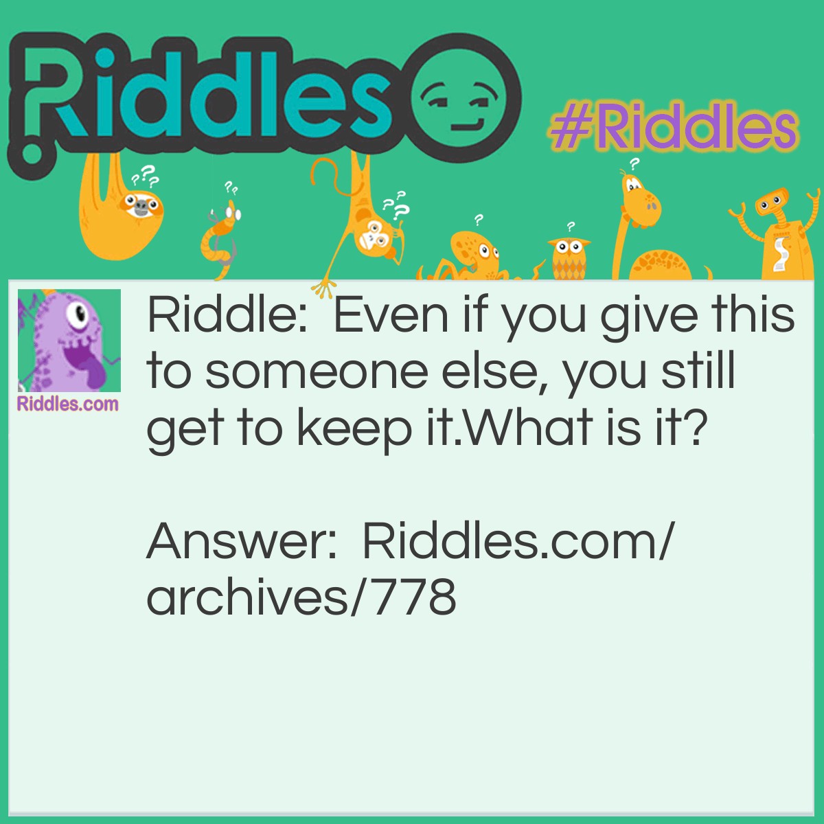 Keep Your Riddles Keep Your | Riddles.com