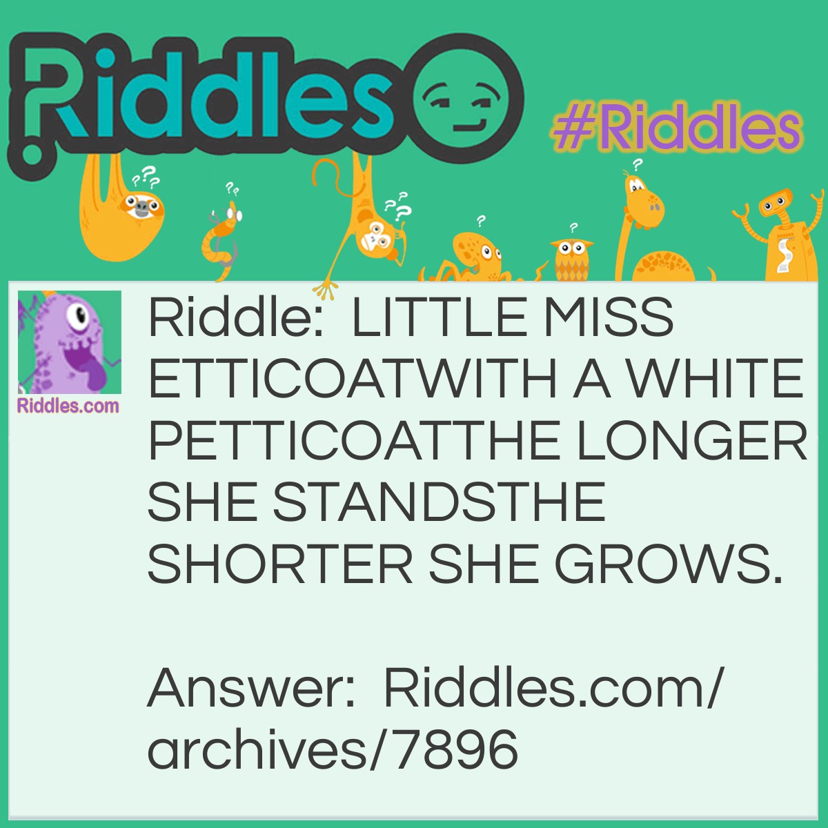 LITTLE MISS ETTICOAT | Riddles.com