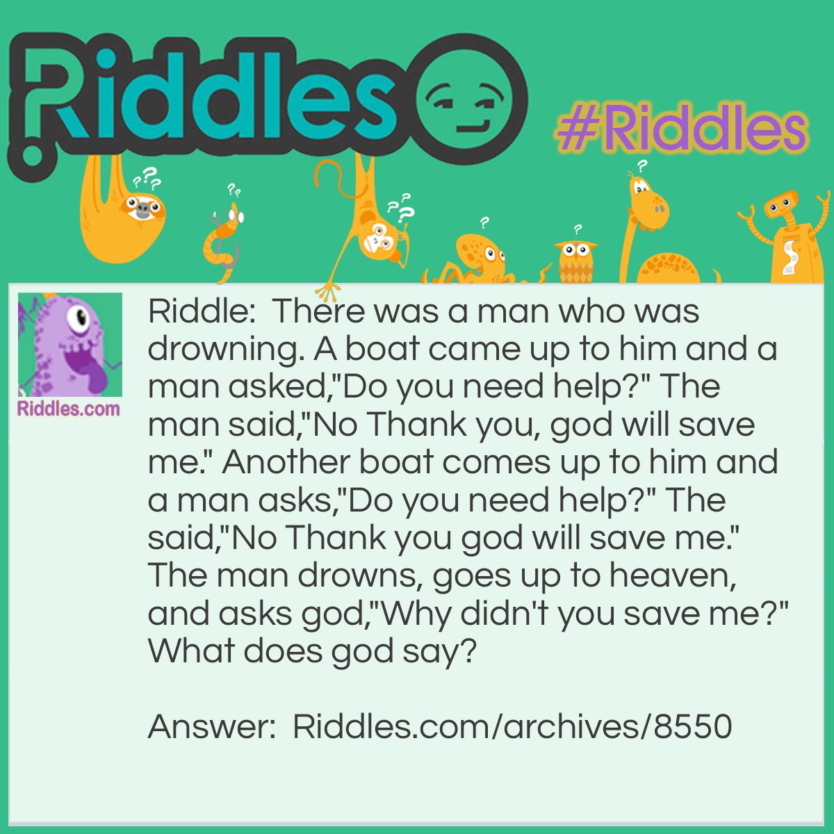 Drowning Riddle Man Drowning | Riddles.com
