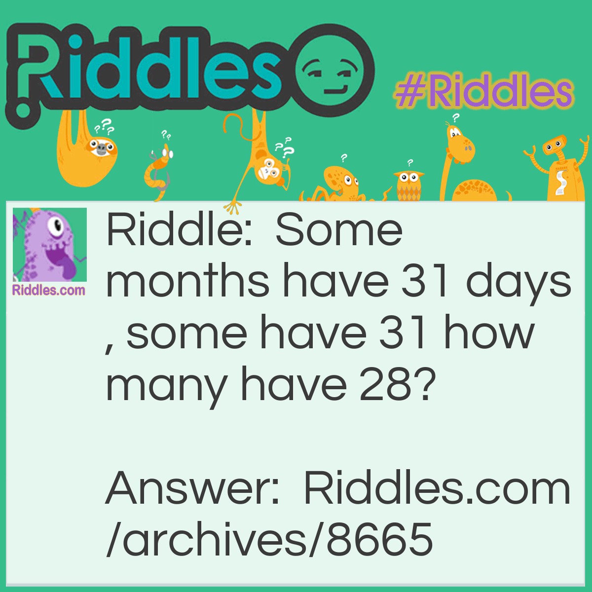 Truely 12 Months Make A Year Riddles truely-12-months-make-a-year-riddles