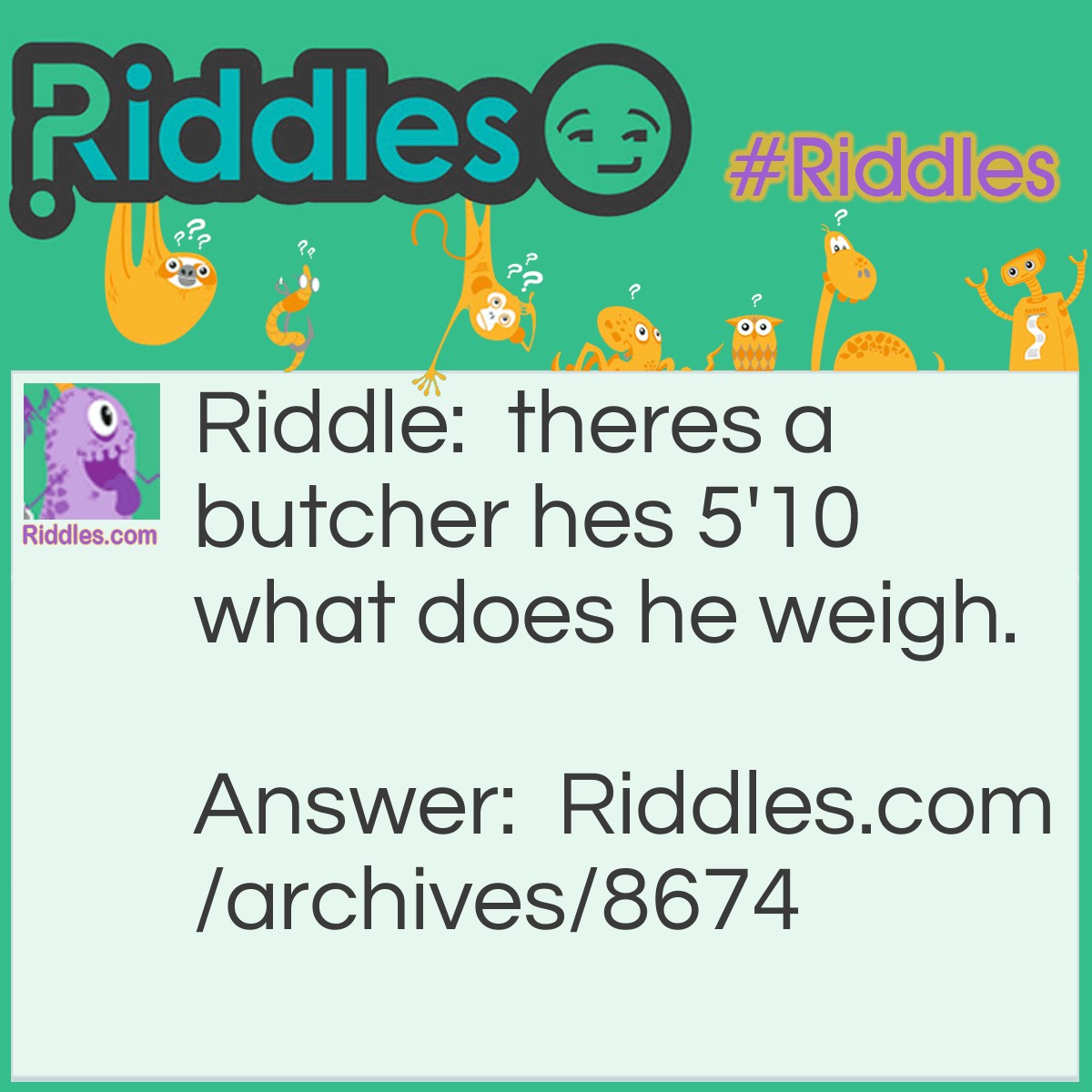 The Butler's Code Riddle The Butcher | Riddles.com