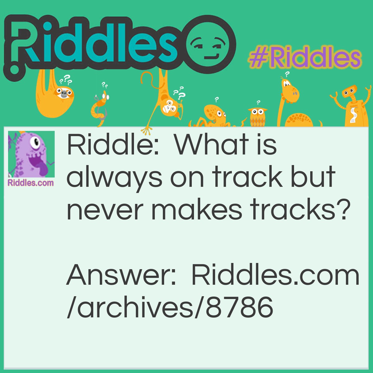 An A'track'tive Riddle!