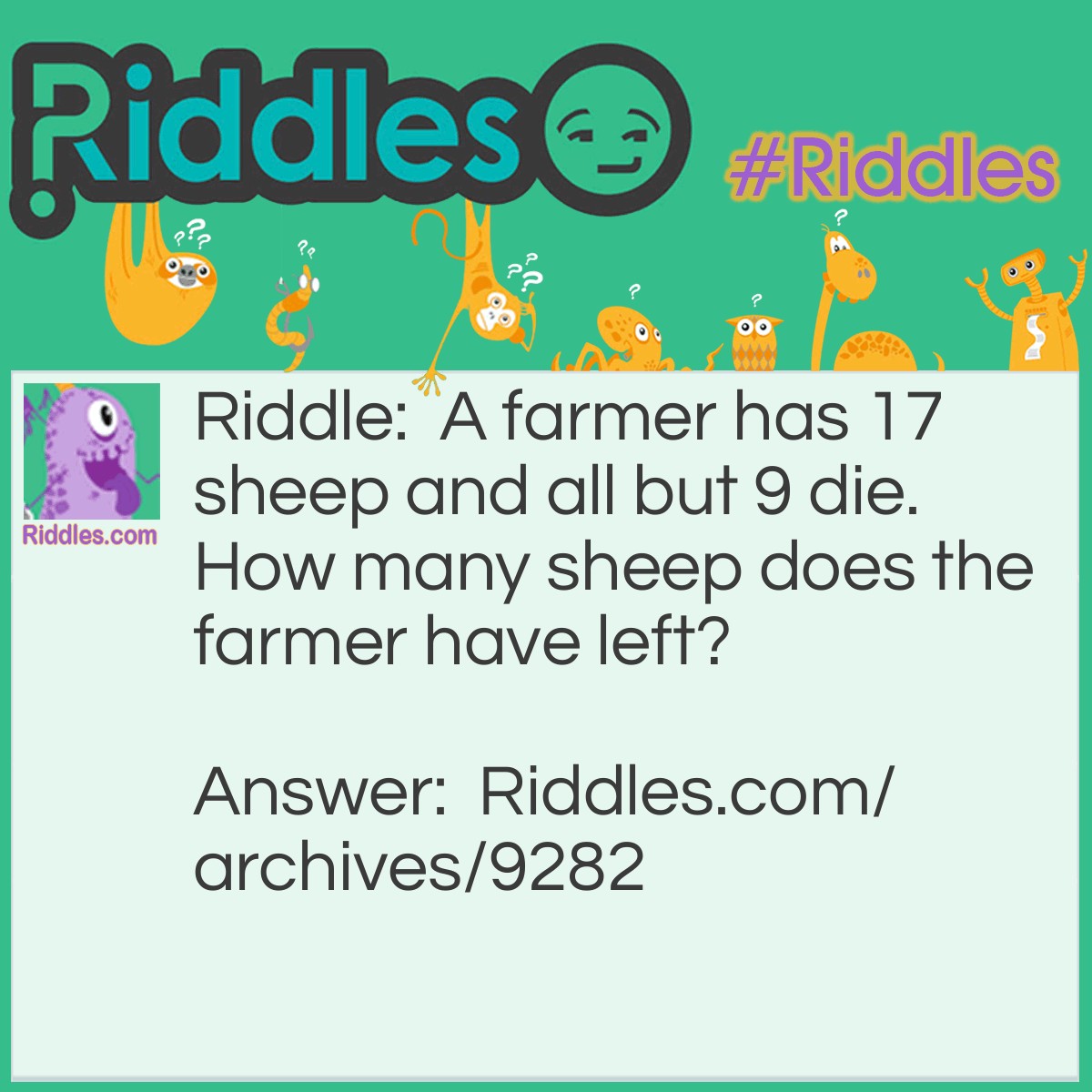 The Farmers Sheep | Riddles.com