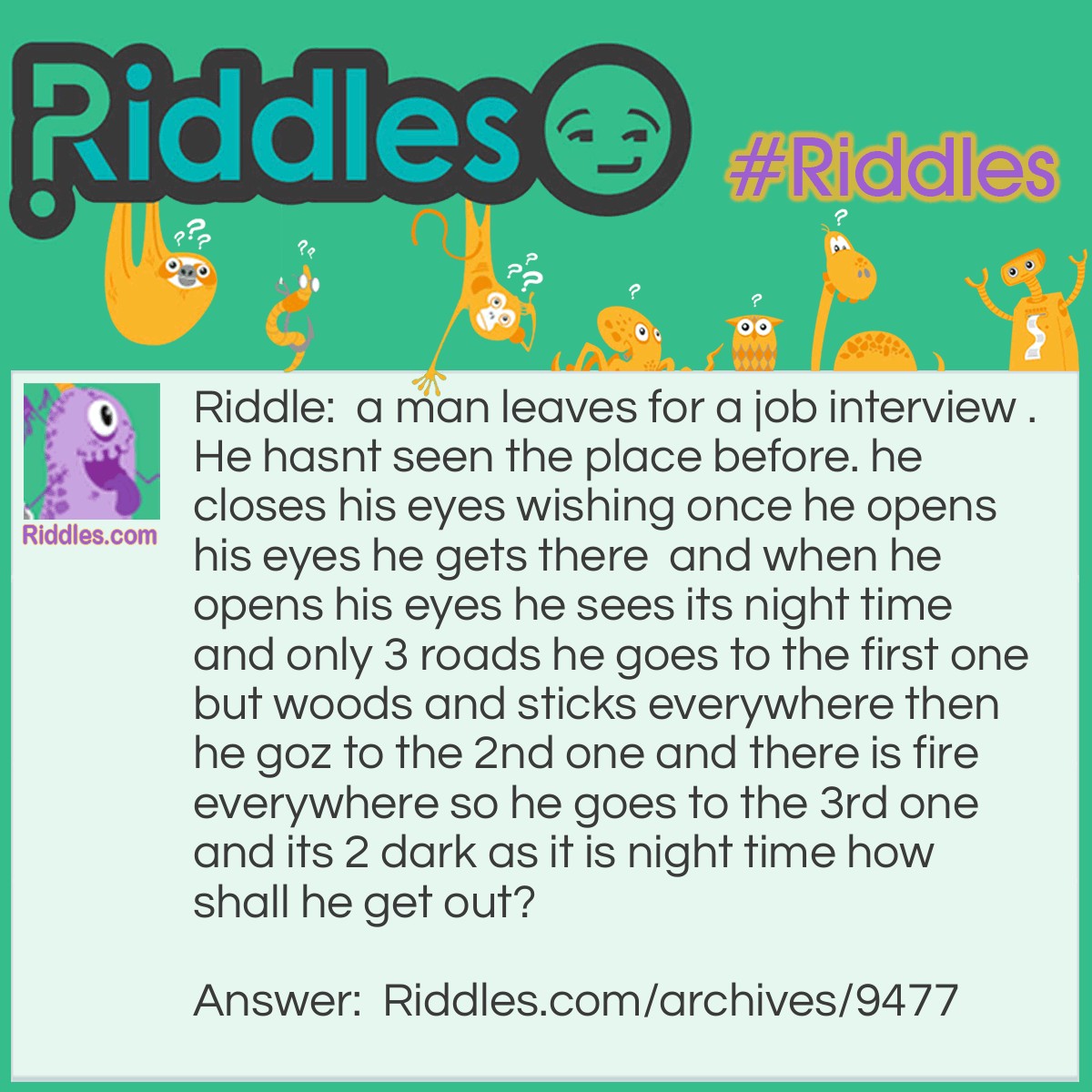 How Do I Get Out? - Riddles.com
