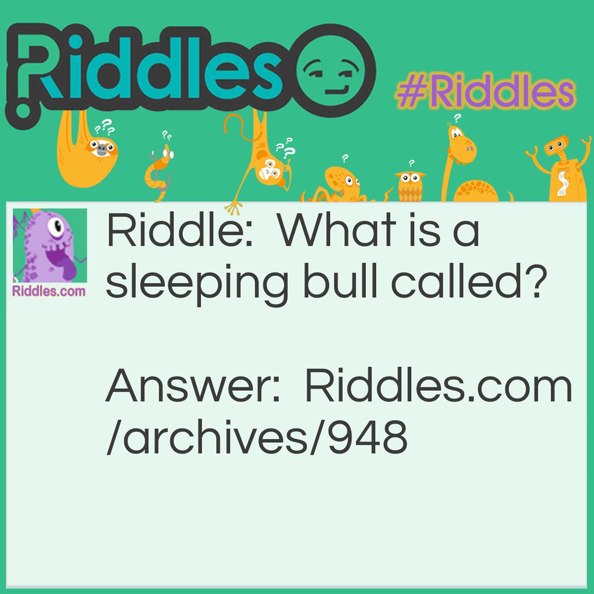 Sleeping Bull - Riddles.com