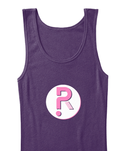 Picture of Ladies Superhero Riddles Logo Tank