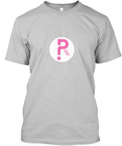 Picture of ladies pink superhero logo T-Shirt