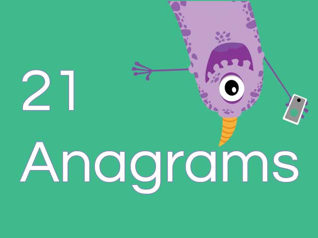 21 Anagrams For Smart Kids and Adults