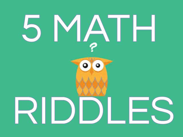 5 math riddles