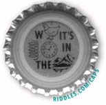 Lucky Beer Bottle Cap #1 series 1 Riddles.com/caps