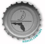 Lucky Beer Bottle Cap #5 series 1 Riddles.com/caps