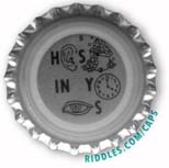Lucky Beer Bottle Cap #6 series 1 Riddles.com/caps