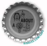 Lucky Beer Bottle Cap #8 series 1 Riddles.com/caps