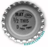 Lucky Beer Bottle Cap #16 series 1 Riddles.com/caps