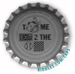 Lucky Beer Bottle Cap #21 series 1 Riddles.com/caps