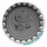 Lucky Beer Bottle Cap #25 series 1 Riddles.com/caps