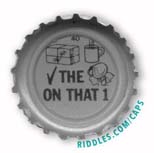 Lucky Beer Bottle Cap #40 series 1 Riddles.com/caps