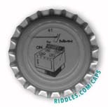 Lucky Beer Bottle Cap #41 series 1 Riddles.com/caps