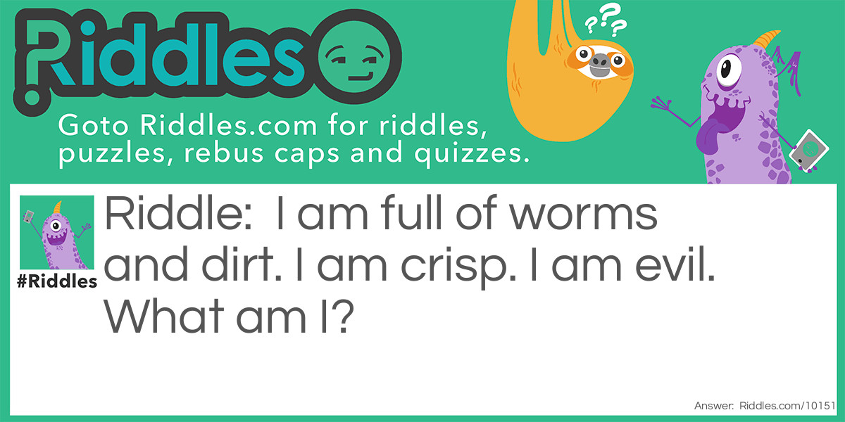 Evil Pie Riddle Meme.
